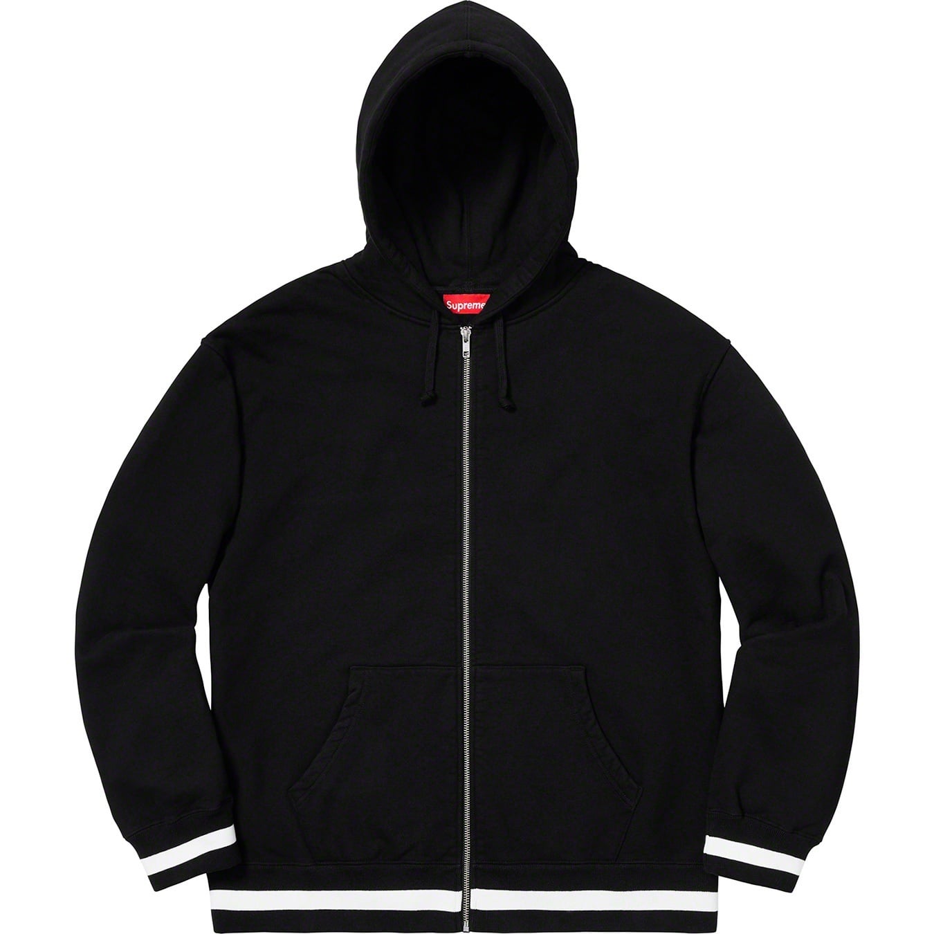 Old English Stripe Zip Up Sweatshirt view 3